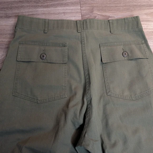 Vintage Military OG 107 Fatigue Pants Olive Green 36 - Picture 5 of 6